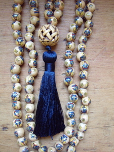 Wood and Bone Mala