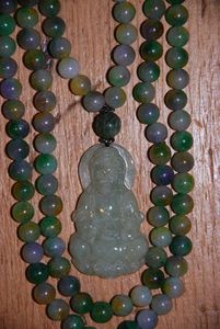 Green Jade Mala