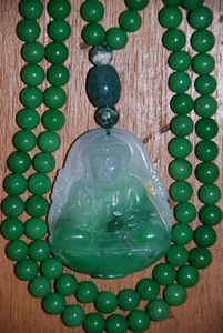 Green Jade Mala