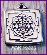 Sri Yantra and 24" Chain